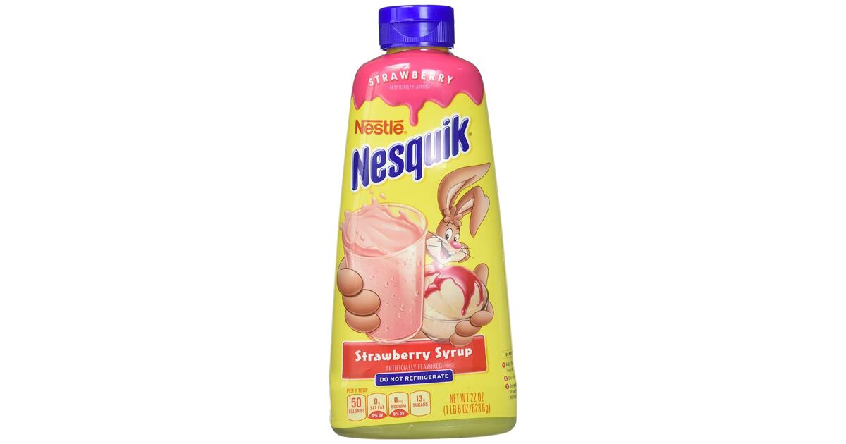 Nesquik strawberry flavored frosting 623.6 g 