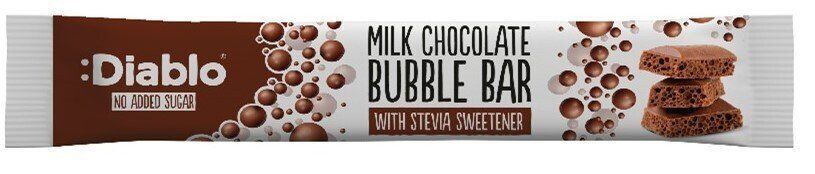 Diablo milk chocolate bar with sugar-free bubbles 30 g - Candy-store.cz ...