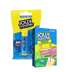 Jolly Rancher lip balm blue raspberry 4 g + Jolly Rancher instant drink with watermelon flavor 18 g