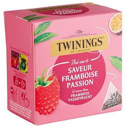 Twinings zelený čaj s příchutí maliny a marakuji 20 ks 32 g