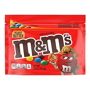 M&M's bonbony z mléčné čokolády s náplní z arašídového másla 255 g