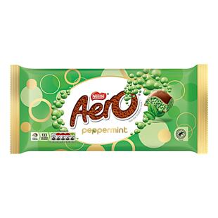 Aero mléčná čokoláda s příchutí máty 295 g