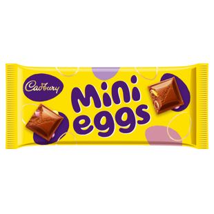 Cadbury Mini Eggs velká mléčná čokoláda s kousky cukrové skořápky 360 g