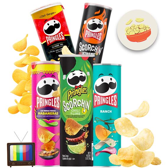 Pringles všude, kam se podíváš