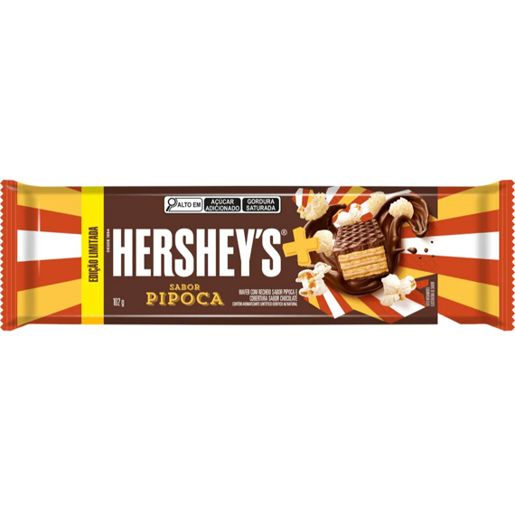 Hershey's sušenky v mléčné čokoládě s náplní s příchutí popcornu 102 g