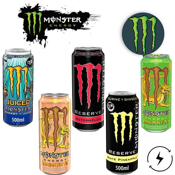 Energetická pecka s Monster Energy