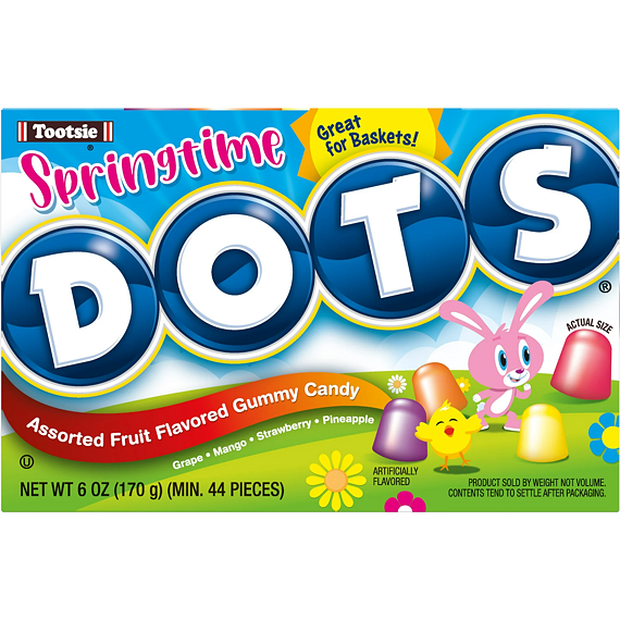 Dots Springtime žvýkací bonbonky s ovocnými příchutěmi 170 g